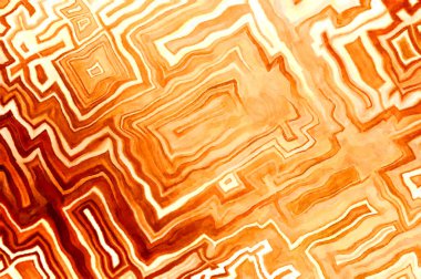 Soyut suluboya sanat eserleri. Fırça boyalı dijital resim. Renkli yaratıcı suluboya çizimi.