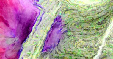 Soyut suluboya sanat eserleri. Fırça boyalı dijital resim. Renkli yaratıcı suluboya çizimi.