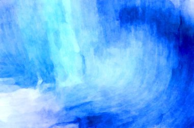 Soyut suluboya sanat eserleri. Fırça boyalı dijital resim. Renkli yaratıcı suluboya çizimi.