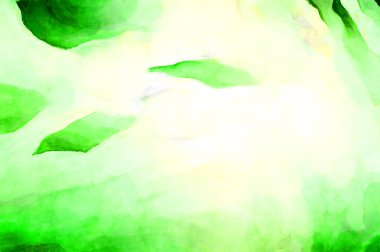 Soyut suluboya sanat eserleri. Fırça boyalı dijital resim. Renkli yaratıcı suluboya çizimi.