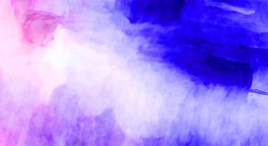 Soyut suluboya sanat eserleri. Fırça boyalı dijital resim. Renkli yaratıcı suluboya çizimi.