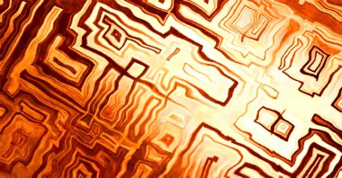 Soyut suluboya sanat eserleri. Fırça boyalı dijital resim. Renkli yaratıcı suluboya çizimi.