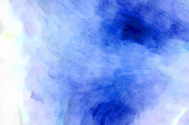 Soyut suluboya sanat eserleri. Fırça boyalı dijital resim. Renkli yaratıcı suluboya çizimi.