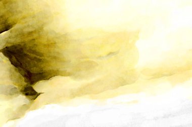 Soyut suluboya sanat eserleri. Fırça boyalı dijital resim. Renkli yaratıcı suluboya çizimi.