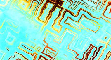 Soyut suluboya sanat eserleri. Fırça boyalı dijital resim. Renkli yaratıcı suluboya çizimi.