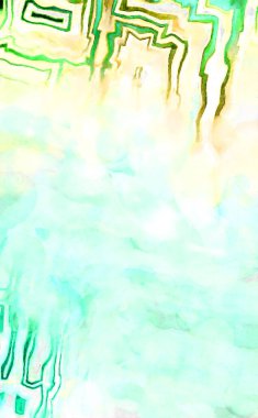 Soyut suluboya sanat eserleri. Fırça boyalı dijital resim. Renkli yaratıcı suluboya çizimi.