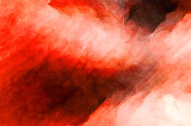 Soyut suluboya sanat eserleri. Fırça boyalı dijital resim. Renkli yaratıcı suluboya çizimi.