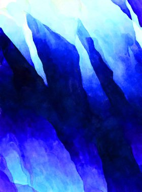 Soyut suluboya sanat eserleri. Fırça boyalı dijital resim. Renkli yaratıcı suluboya çizimi.