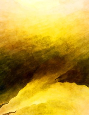 Soyut suluboya sanat eserleri. Fırça boyalı dijital resim. Renkli yaratıcı suluboya çizimi.