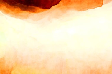 Soyut suluboya sanat eserleri. Fırça boyalı dijital resim. Renkli yaratıcı suluboya çizimi.