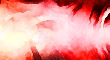 Soyut suluboya sanat eserleri. Fırça boyalı dijital resim. Renkli yaratıcı suluboya çizimi.