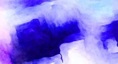 Soyut suluboya sanat eserleri. Fırça boyalı dijital resim. Renkli yaratıcı suluboya çizimi.