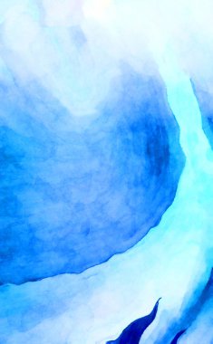 Soyut suluboya sanat eserleri. Fırça boyalı dijital resim. Renkli yaratıcı suluboya çizimi.