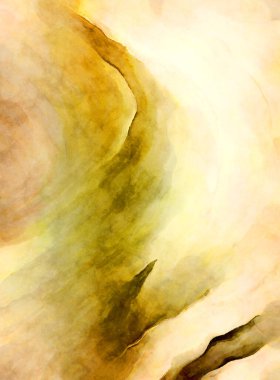 Soyut suluboya sanat eserleri. Fırça boyalı dijital resim. Renkli yaratıcı suluboya çizimi.