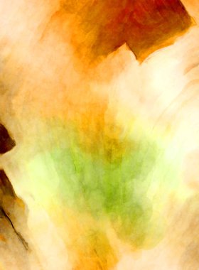 Soyut suluboya sanat eserleri. Fırça boyalı dijital resim. Renkli yaratıcı suluboya çizimi.