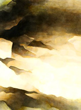 Soyut suluboya sanat eserleri. Fırça boyalı dijital resim. Renkli yaratıcı suluboya çizimi.