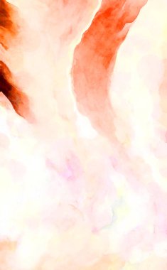 Soyut suluboya sanat eserleri. Fırça boyalı dijital resim. Renkli yaratıcı suluboya çizimi.