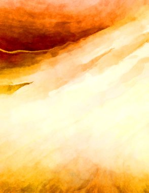 Soyut suluboya sanat eserleri. Fırça boyalı dijital resim. Renkli yaratıcı suluboya çizimi.