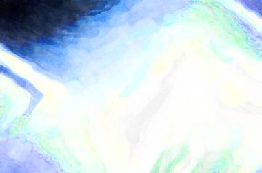 Soyut suluboya sanat eserleri. Fırça boyalı dijital resim. Renkli yaratıcı suluboya çizimi.