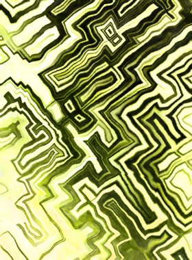 Soyut suluboya sanat eserleri. Fırça boyalı dijital resim. Renkli yaratıcı suluboya çizimi.