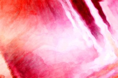 Soyut suluboya sanat eserleri. Fırça boyalı dijital resim. Renkli yaratıcı suluboya çizimi.