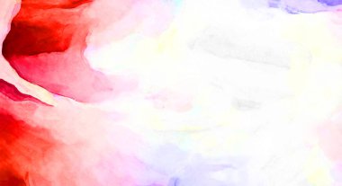 Soyut suluboya sanat eserleri. Fırça boyalı dijital resim. Renkli yaratıcı suluboya çizimi.