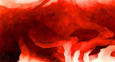 Soyut suluboya sanat eserleri. Fırça boyalı dijital resim. Renkli yaratıcı suluboya çizimi.