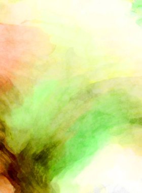 Soyut suluboya sanat eserleri. Fırça boyalı dijital resim. Renkli yaratıcı suluboya çizimi.