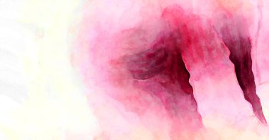 Soyut suluboya sanat eserleri. Fırça boyalı dijital resim. Renkli yaratıcı suluboya çizimi.