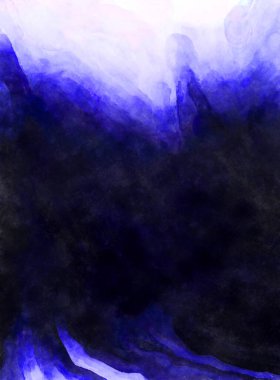 Soyut suluboya sanat eserleri. Fırça boyalı dijital resim. Renkli yaratıcı suluboya çizimi.