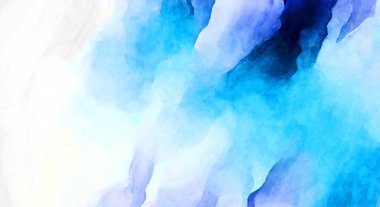 Soyut suluboya sanat eserleri. Fırça boyalı dijital resim. Renkli yaratıcı suluboya çizimi.