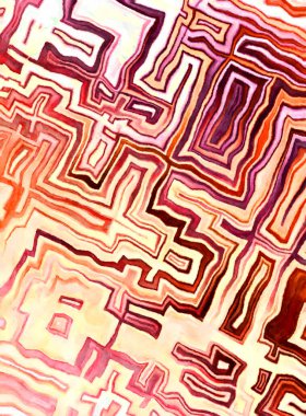 Soyut suluboya sanat eserleri. Fırça boyalı dijital resim. Renkli yaratıcı suluboya çizimi.