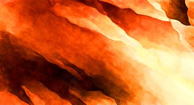 Soyut suluboya sanat eserleri. Fırça boyalı dijital resim. Renkli yaratıcı suluboya çizimi.