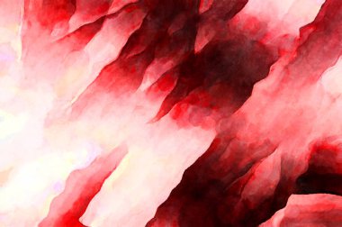 Soyut suluboya sanat eserleri. Fırça boyalı dijital resim. Renkli yaratıcı suluboya çizimi.