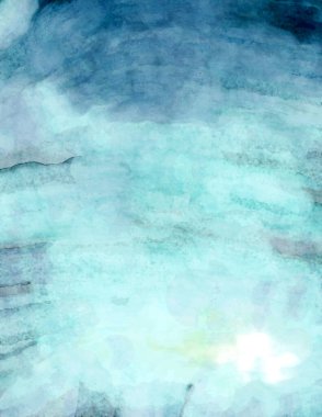 Soyut suluboya sanat eserleri. Fırça boyalı dijital resim. Renkli yaratıcı suluboya çizimi.