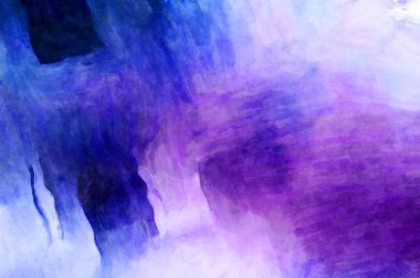 Soyut suluboya sanat eserleri. Fırça boyalı dijital resim. Renkli yaratıcı suluboya çizimi.