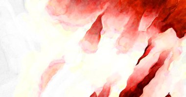 Soyut suluboya sanat eserleri. Fırça boyalı dijital resim. Renkli yaratıcı suluboya çizimi.