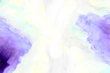 Soyut suluboya sanat eserleri. Fırça boyalı dijital resim. Renkli yaratıcı suluboya çizimi.