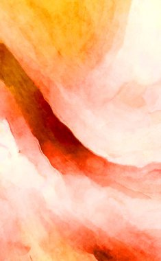 Soyut suluboya sanat eserleri. Fırça boyalı dijital resim. Renkli yaratıcı suluboya çizimi.