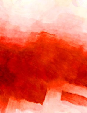 Soyut suluboya sanat eserleri. Fırça boyalı dijital resim. Renkli yaratıcı suluboya çizimi.