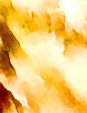 Soyut suluboya sanat eserleri. Fırça boyalı dijital resim. Renkli yaratıcı suluboya çizimi.