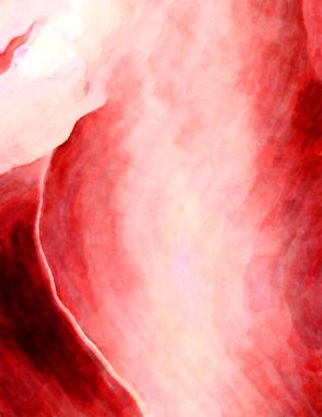 Soyut suluboya sanat eserleri. Fırça boyalı dijital resim. Renkli yaratıcı suluboya çizimi.