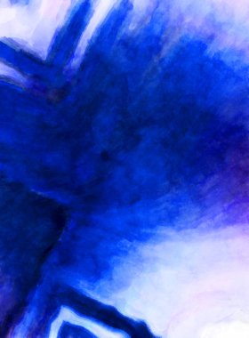 Soyut suluboya sanat eserleri. Fırça boyalı dijital resim. Renkli yaratıcı suluboya çizimi.