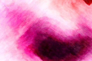 Soyut suluboya sanat eserleri. Fırça boyalı dijital resim. Renkli yaratıcı suluboya çizimi.