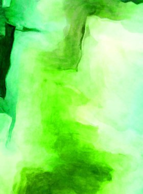 Soyut suluboya sanat eserleri. Fırça boyalı dijital resim. Renkli yaratıcı suluboya çizimi.