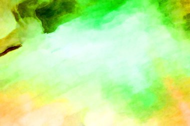 Soyut suluboya sanat eserleri. Fırça boyalı dijital resim. Renkli yaratıcı suluboya çizimi.