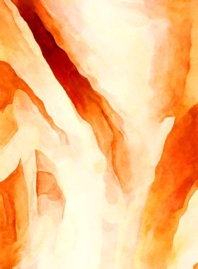 Soyut suluboya sanat eserleri. Fırça boyalı dijital resim. Renkli yaratıcı suluboya çizimi.