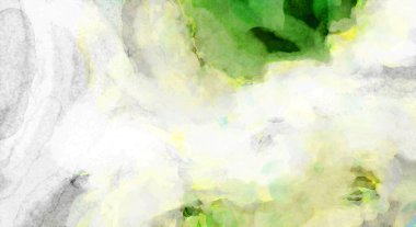 Soyut suluboya sanat eserleri. Fırça boyalı dijital resim. Renkli yaratıcı suluboya çizimi.