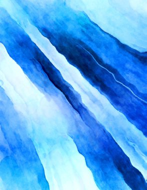 Soyut suluboya sanat eserleri. Fırça boyalı dijital resim. Renkli yaratıcı suluboya çizimi.