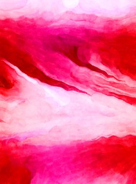 Soyut suluboya sanat eserleri. Fırça boyalı dijital resim. Renkli yaratıcı suluboya çizimi.